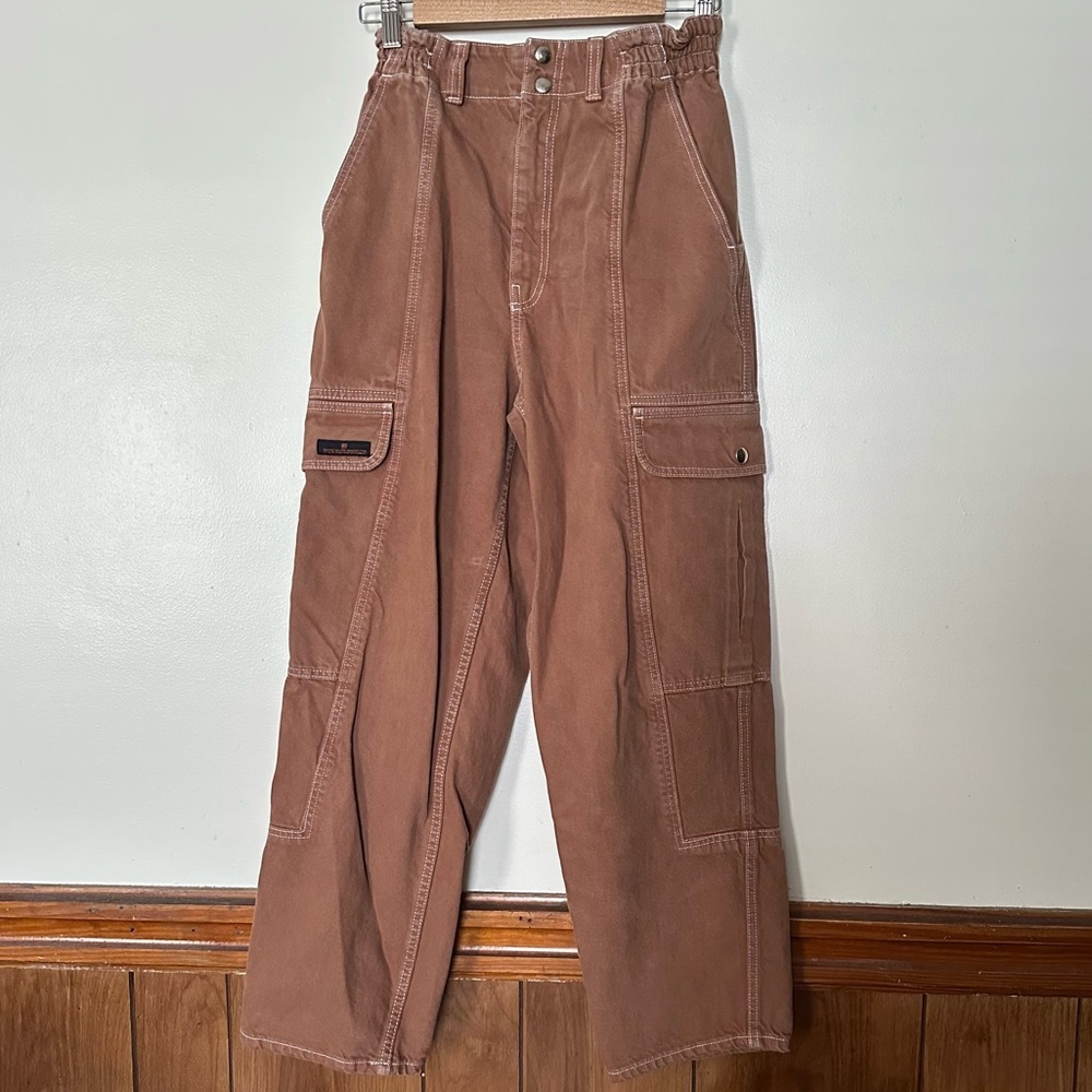 BDG Urban Outfitters Blaine High-Waisted Relaxed Cargo Skate Jeans Size 28